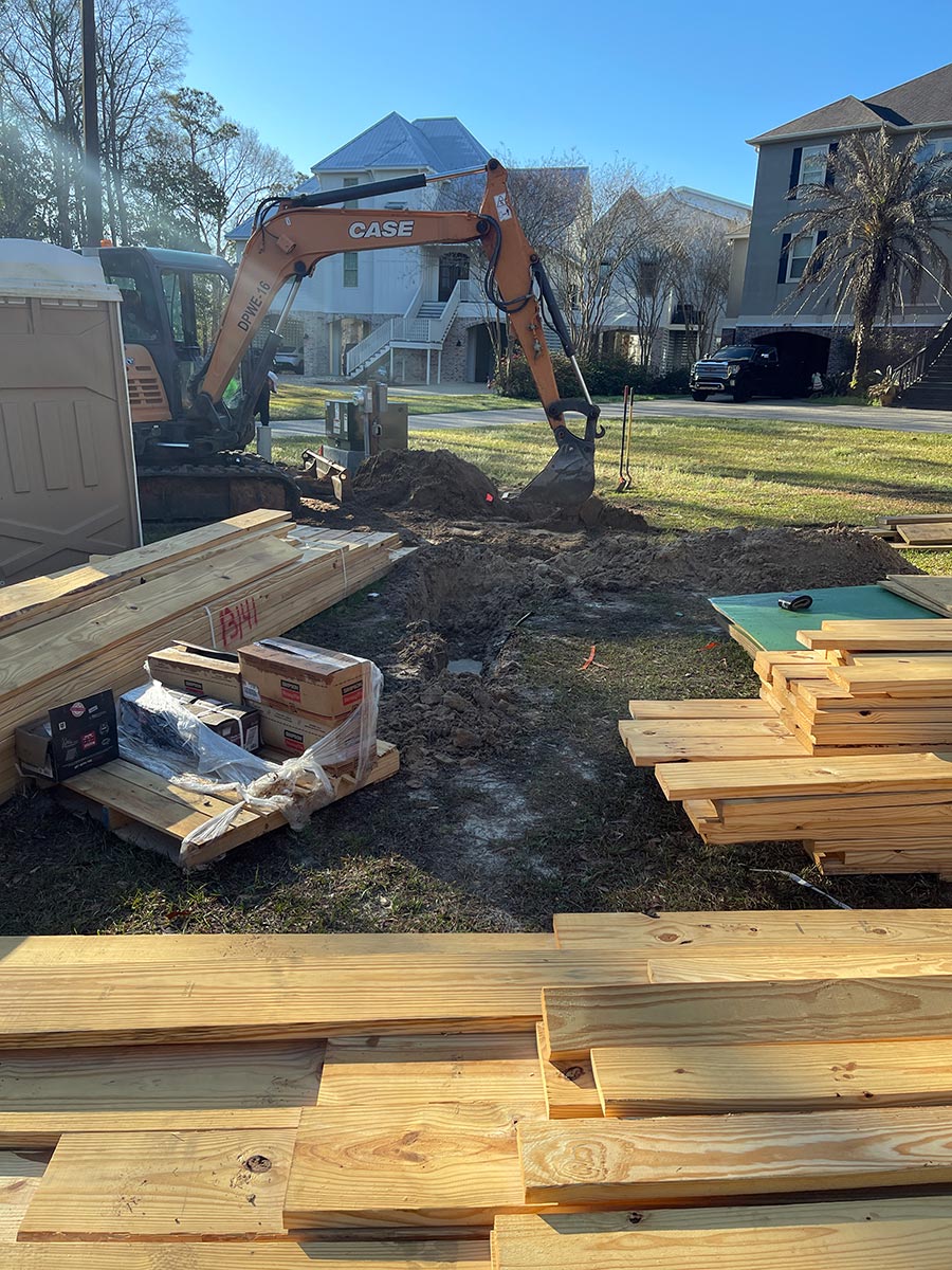 Builds in Progress project by Coastal Contracting on the Mississippi Gulf Coast